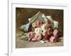 A Bouquet of Roses-Abbott Fuller Graves-Framed Giclee Print