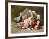 A Bouquet of Roses-Abbott Fuller Graves-Framed Giclee Print