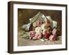 A Bouquet of Roses-Abbott Fuller Graves-Framed Giclee Print