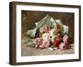 A Bouquet of Roses-Abbott Fuller Graves-Framed Giclee Print