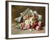 A Bouquet of Roses-Abbott Fuller Graves-Framed Giclee Print