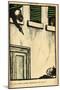 A Bourgeois Fires from His Window on a Passerby, from 'Crimes and Punishments'-Félix Vallotton-Mounted Giclee Print