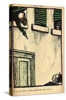 A Bourgeois Fires from His Window on a Passerby, from 'Crimes and Punishments'-Félix Vallotton-Stretched Canvas