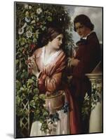 A Bower of Passion Flowers, 1865-Daniel Maclise-Mounted Giclee Print