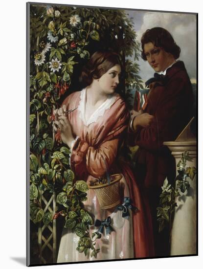 A Bower of Passion Flowers, 1865-Daniel Maclise-Mounted Giclee Print