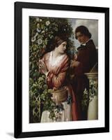 A Bower of Passion Flowers, 1865-Daniel Maclise-Framed Giclee Print