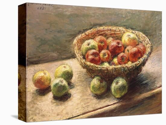 A Bowl of Apples, 1880-Edgar Degas-Stretched Canvas