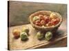 A Bowl of Apples; Le Panier De Pommes, 1880-Claude Monet-Stretched Canvas