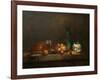 A Bowl of Olives-Jean-Baptiste Simeon Chardin-Framed Giclee Print