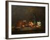 A Bowl of Olives-Jean-Baptiste Simeon Chardin-Framed Giclee Print