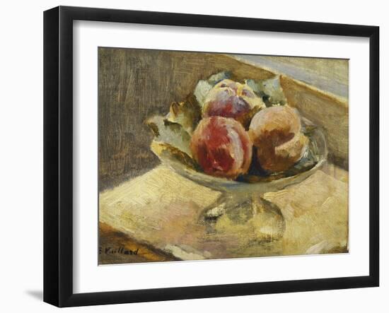 A Bowl of Peaches-Edouard Vuillard-Framed Giclee Print