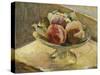 A Bowl of Peaches-Edouard Vuillard-Stretched Canvas