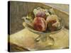 A Bowl of Peaches-Edouard Vuillard-Stretched Canvas