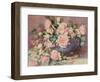 A Bowl of Pink Roses-Melicent Grose-Framed Giclee Print