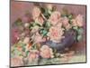 A Bowl of Pink Roses-Melicent Grose-Mounted Giclee Print