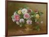 A Bowl of Roses-Albert Williams-Framed Giclee Print