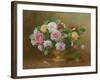 A Bowl of Roses-Albert Williams-Framed Giclee Print