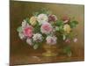 A Bowl of Roses-Albert Williams-Mounted Giclee Print