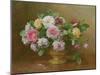 A Bowl of Roses-Albert Williams-Mounted Giclee Print