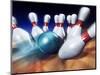 A Bowling Strike-Matthias Kulka-Mounted Giclee Print