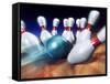 A Bowling Strike-Matthias Kulka-Framed Stretched Canvas