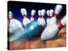 A Bowling Strike-Matthias Kulka-Stretched Canvas