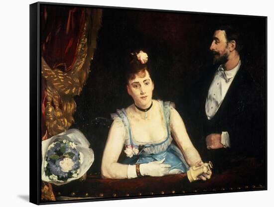 A Box at the Italians' Theatre, 1874-Eva Gonzales-Framed Stretched Canvas