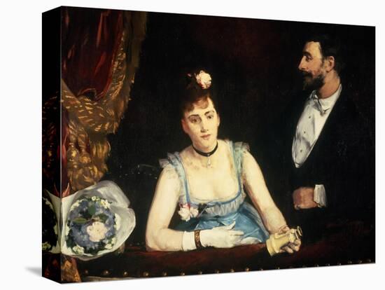 A Box at the Italians' Theatre, 1874-Eva Gonzales-Stretched Canvas