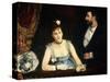 A Box at the Italians' Theatre, 1874-Eva Gonzales-Stretched Canvas