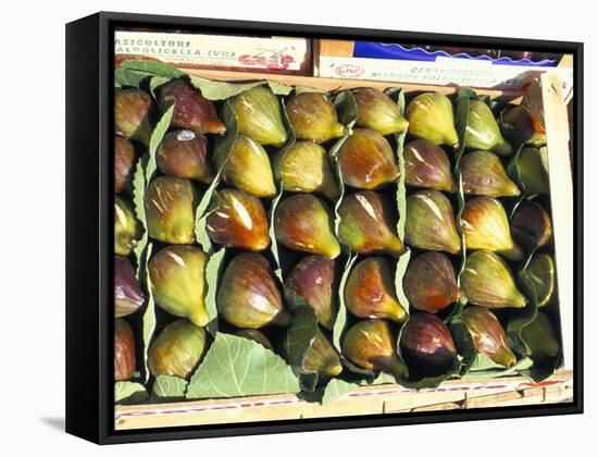 A Box of Figs for Sale in a Market, Tuscany, Italy-Bruno Morandi-Framed Stretched Canvas