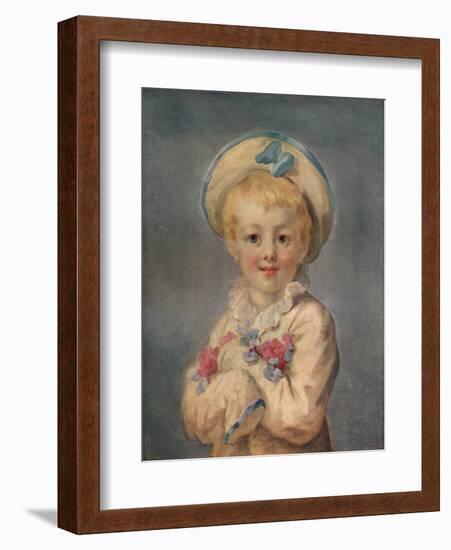 A Boy as Pierrot, c1780. (1911)-Jean-Honore Fragonard-Framed Giclee Print