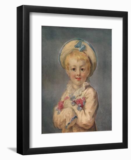 A Boy as Pierrot, c1780. (1911)-Jean-Honore Fragonard-Framed Giclee Print