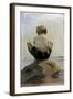 A Boy Crouching on a Rock-Albert Edelfelt-Framed Giclee Print