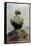 A Boy Crouching on a Rock-Albert Edelfelt-Framed Stretched Canvas