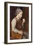 A Boy Eating an Apple-Albert Anker-Framed Giclee Print