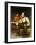 A Boy Eating Apples, 1878-John George Brown-Framed Giclee Print