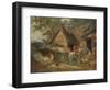 'A Boy Employed Burning The Weeds', 1799-James Ward-Framed Giclee Print