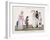 A Boy Entertaining with Dancing Puppets, Plate 84 from 'Le Bon Genre', C.1810-null-Framed Giclee Print