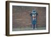 A Boy in a Robot Outfit-Clive Nolan-Framed Photographic Print