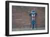 A Boy in a Robot Outfit-Clive Nolan-Framed Photographic Print