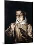 A Boy Lighting a Candle-El Greco-Mounted Giclee Print
