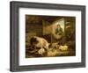 A Boy Looking into a Pig Sty, 1794-George Morland-Framed Giclee Print