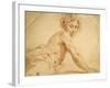 A Boy Looking Over His Shoulder-Annibale Carracci-Framed Giclee Print