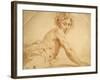 A Boy Looking Over His Shoulder-Annibale Carracci-Framed Giclee Print