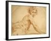 A Boy Looking Over His Shoulder-Annibale Carracci-Framed Giclee Print