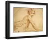 A Boy Looking over His Shoulder-Annibale Carracci-Framed Giclee Print