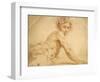 A Boy Looking over His Shoulder-Annibale Carracci-Framed Giclee Print