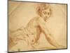 A Boy Looking over His Shoulder-Annibale Carracci-Mounted Giclee Print