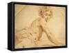 A Boy Looking over His Shoulder-Annibale Carracci-Framed Stretched Canvas