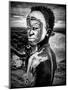 A Boy of the Karo Tribe. Omo Valley (Ethiopia)-Joxe Inazio Kuesta-Mounted Photographic Print